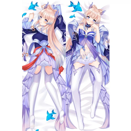 Genshin Impact Dakimakura Sangonomiya Kokomi Body Pillow Case 02 - Click Image to Close