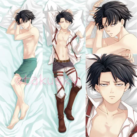 Attack On Titan Levi Body Pillow Case 02