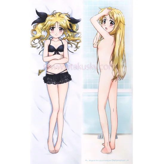 Magical Girl Lyrical Nanoha Dakimakura Fate Testarossa Body Pillow Case - Click Image to Close