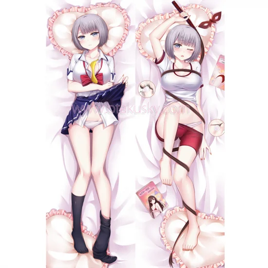 My Girlfriend Is Shobitch Dakimakura Akiho Kosaka Body Pillow Case - Click Image to Close