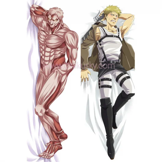 Attack on Titan Dakimakura Reiner Braun Body Pillow Case - Click Image to Close
