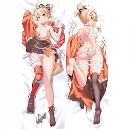 Genshin Impact Dakimakura Yoimiya Body Pillow Case 11