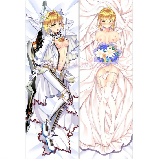 Fate/Stay night Fate/Zero Dakimakura Saber Body Pillow Case 13 - Click Image to Close