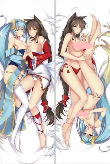 League of Legends Ahri Sona Body Pillow Case - Click Image to Close