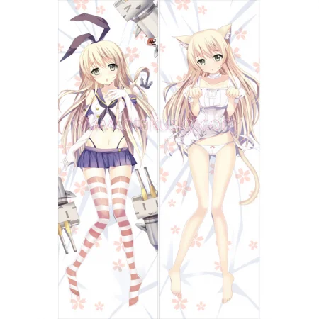 Kantai Collection KanColle Dakimakura Shimakaze Body Pillow Case 04