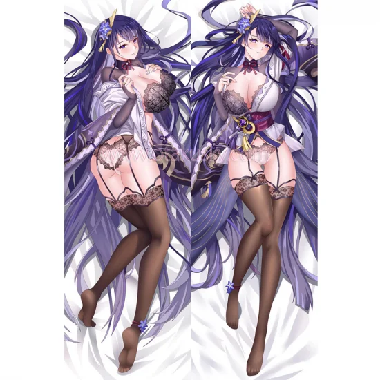 Genshin Impact Dakimakura Baal Raiden Shogun Body Pillow Case 35 - Click Image to Close