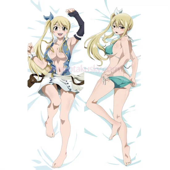 Fairy Tail Dakimakura Lucy Heartfilia Body Pillow Case - Click Image to Close