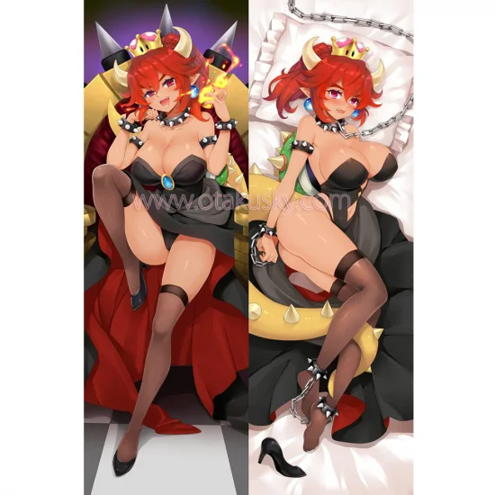 Super Mario Dakimakura Bowsette Body Pillow Case 05 - Click Image to Close
