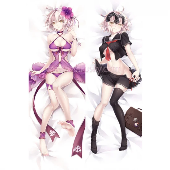 Fate/Grand Order Dakimakura Jeanne d'Arc Body Pillow Case 09 - Click Image to Close