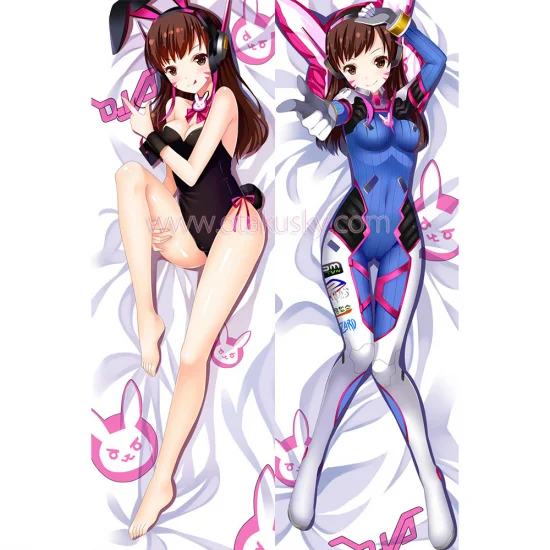 Overwatch OW Dakimakura D.Va Body Pillow Case 05 - Click Image to Close