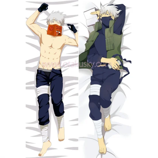 Naruto Dakimakura Hatake Kakashi Body Pillow Case 02 - Click Image to Close