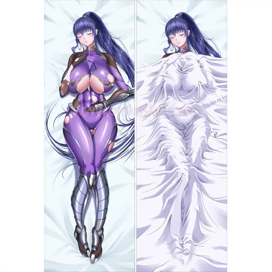 Taimanin Yukikaze Dakimakura Akiyama Rinko Body Pillow Case - Click Image to Close