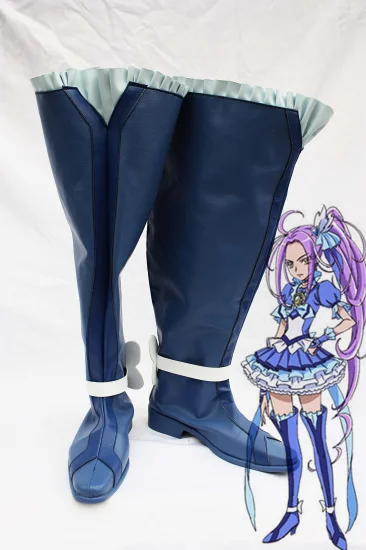 Pretty Cure Blue Cosplay Boots - Click Image to Close