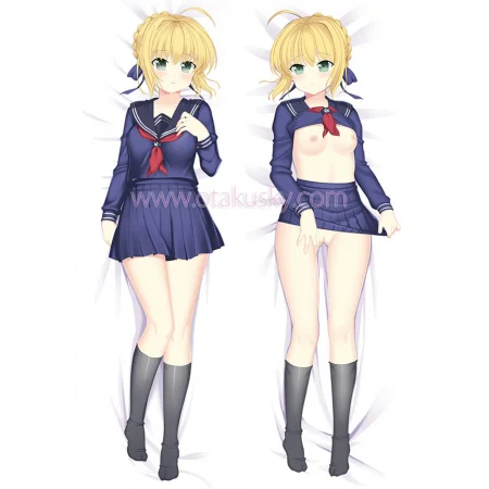 Fate/Stay night Fate/Zero Dakimakura Saber Body Pillow Case 14