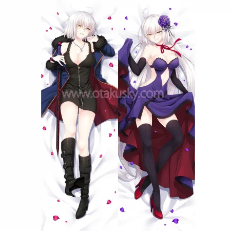 Fate/Grand Order Dakimakura Black Jeanne d'Arc Body Pillow Case 07