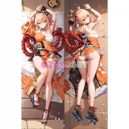 Genshin Impact Dakimakura Yoimiya Body Pillow Case 19
