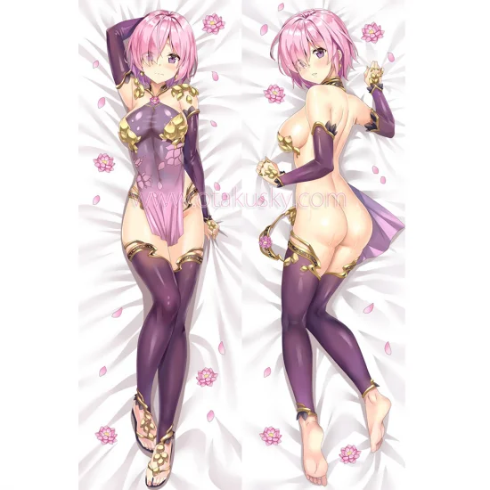 Fate/Grand Order Dakimakura Shielder Mash Kyrielight Body Pillow Case 05 - Click Image to Close