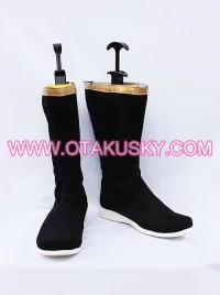 Classic Black Cosplay Boots 02