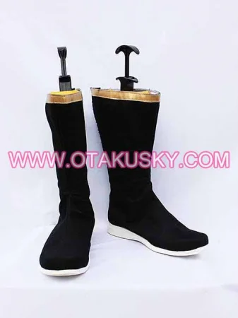 Classic Black Cosplay Boots 02