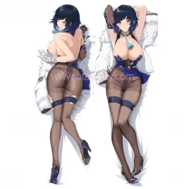Genshin Impact Dakimakura Yelan Body Pillow Case 07