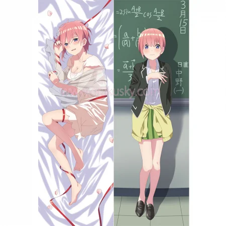 The Quintessential Quintuplets Dakimakura Nakano Ichika Body Pillow Case 04