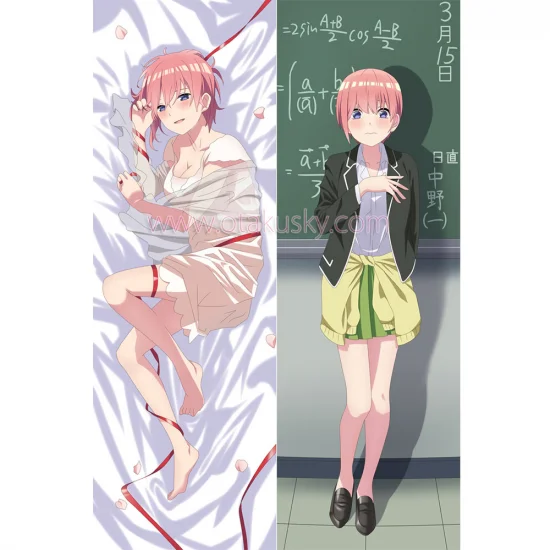 The Quintessential Quintuplets Dakimakura Nakano Ichika Body Pillow Case 04 - Click Image to Close