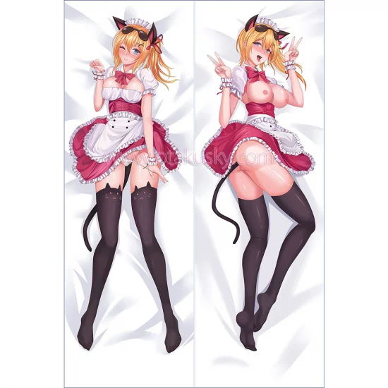 Minadzuki No Hanayome Nekomimi Maid Secretary Dakimakura Body Pillow Case - Click Image to Close