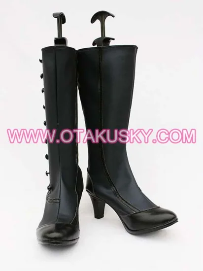 Black Butler Ciel Phantomhive Cosplay Boots 17 - Click Image to Close