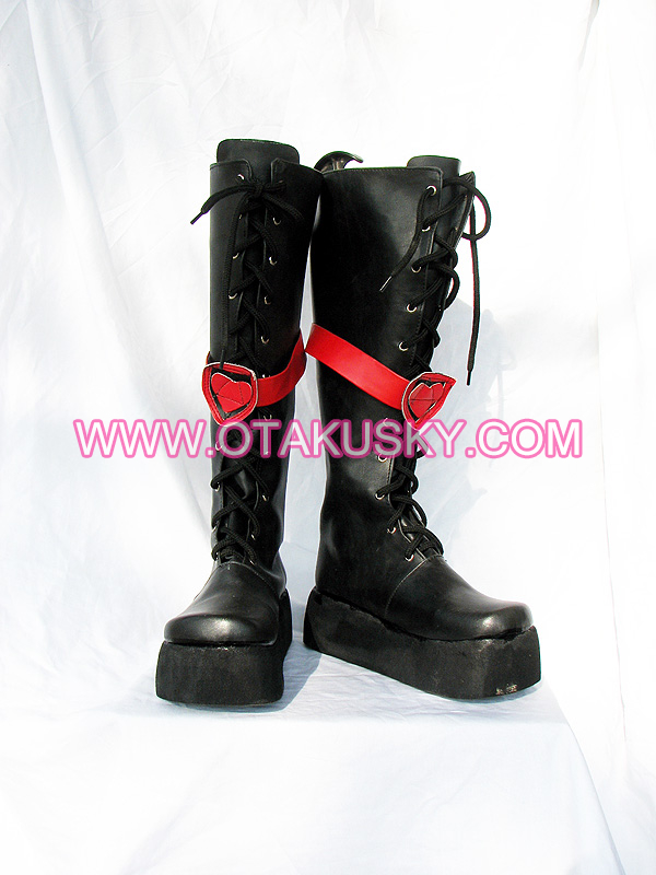 Alices Adventures In Wonderland Black Cosplay Boots