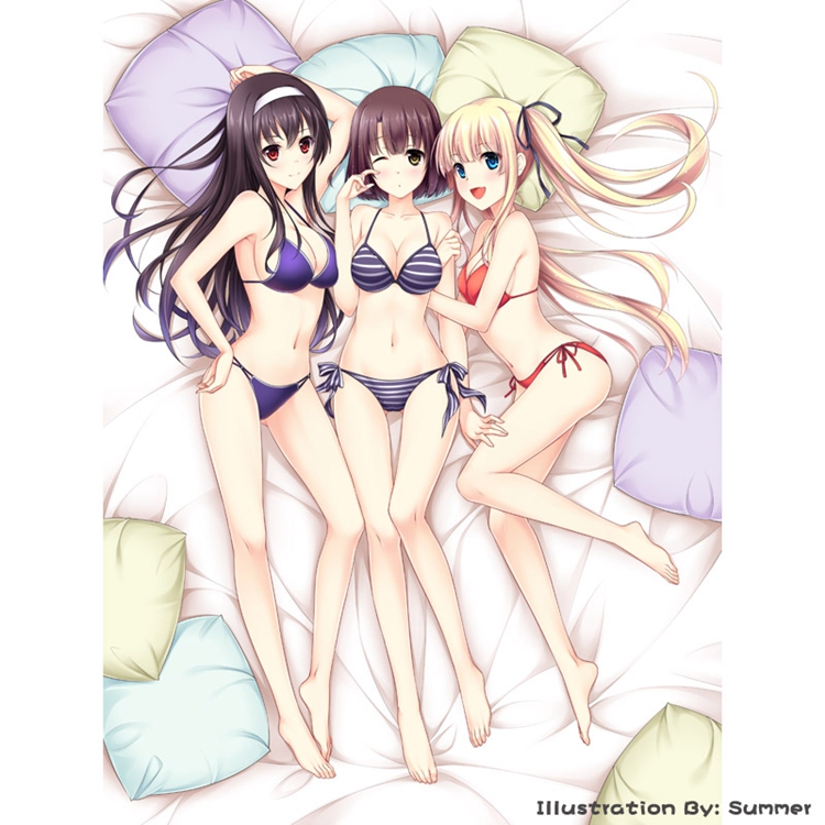 Saekano How to Raise a Boring Girlfriend Bedsheet