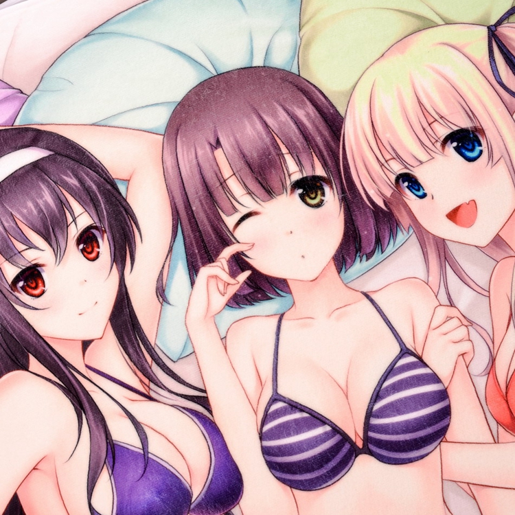 Saekano How to Raise a Boring Girlfriend Bedsheet - Click Image to Close