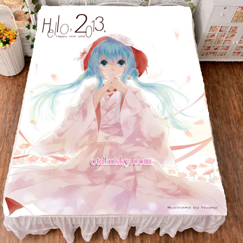 Vocaloid Dakimakura Anime Girl Bed Sheet Summer Quilt Blanket Custom