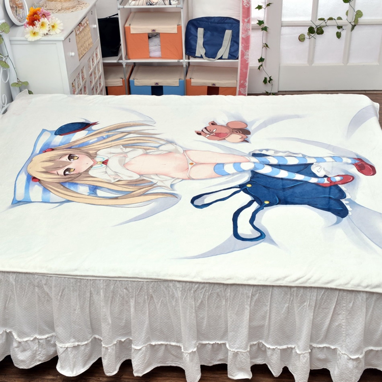 When Supernatural Battles Became Commonplace Chifuyu Himeki Bedsheet - Click Image to Close