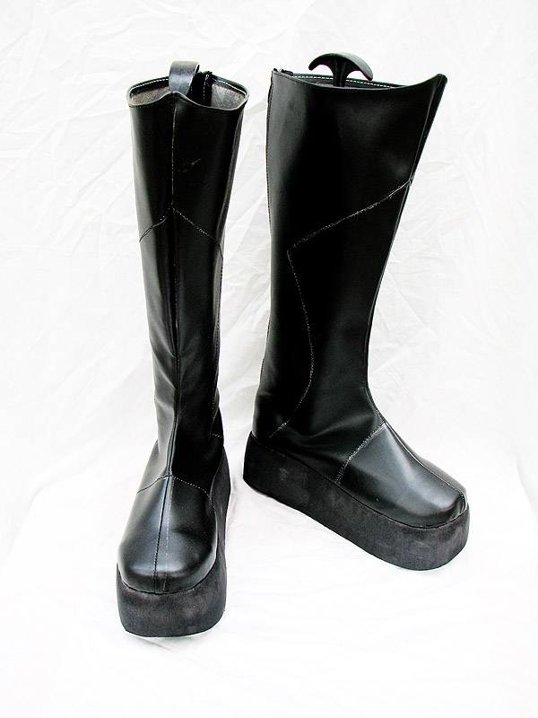 BJD Style Black Cosplay Boots 03 BJD Style Black Cosplay Boots 03