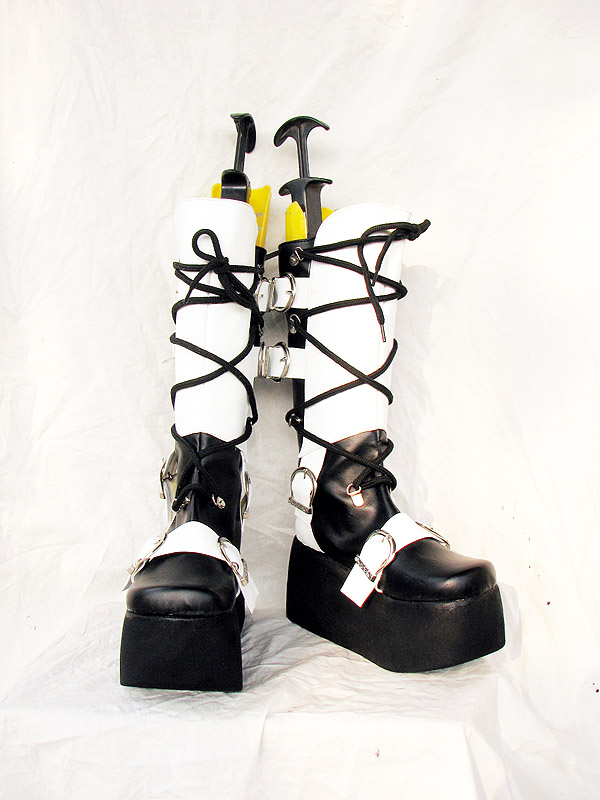 BJD Style White Cosplay Boots BJD Style White Cosplay Boots