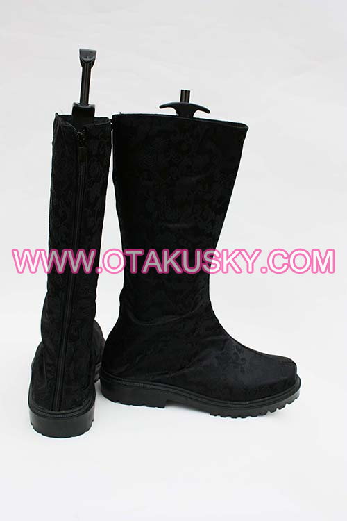 Black Cosplay Boots 28