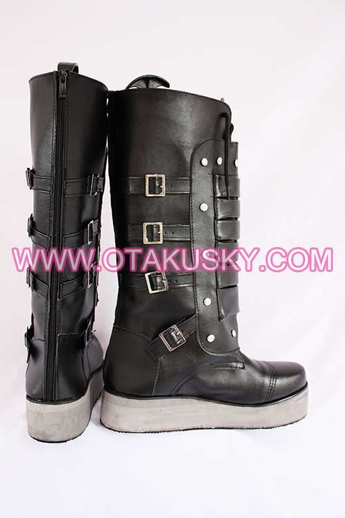 Black Cosplay Boots 25