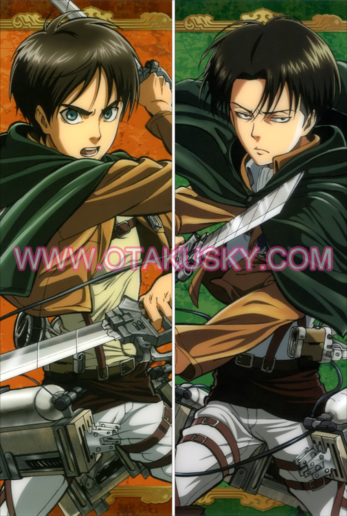 Attack On Titan Eren Yeager Body Pillow Case 01