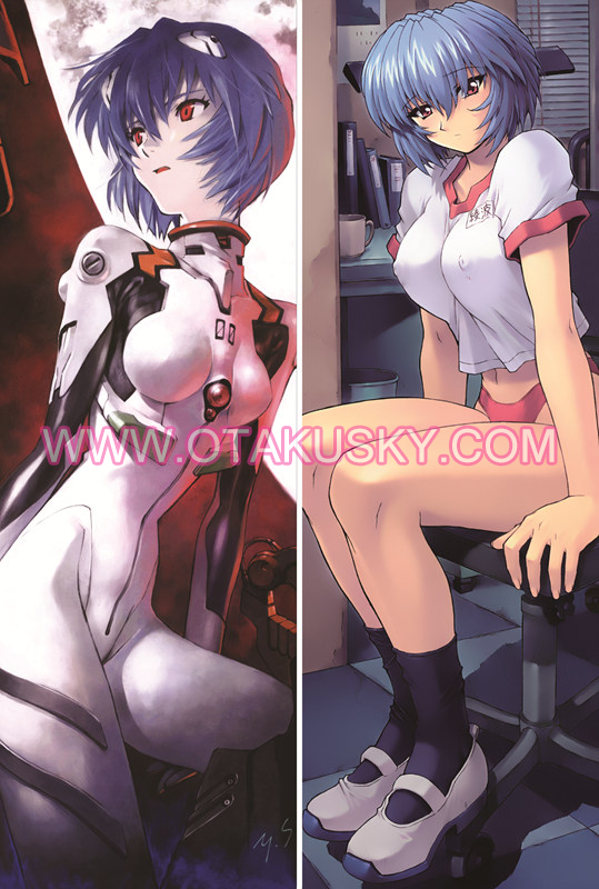 Anime Dakimakura Rei Ayanami Body Pillow Case 04