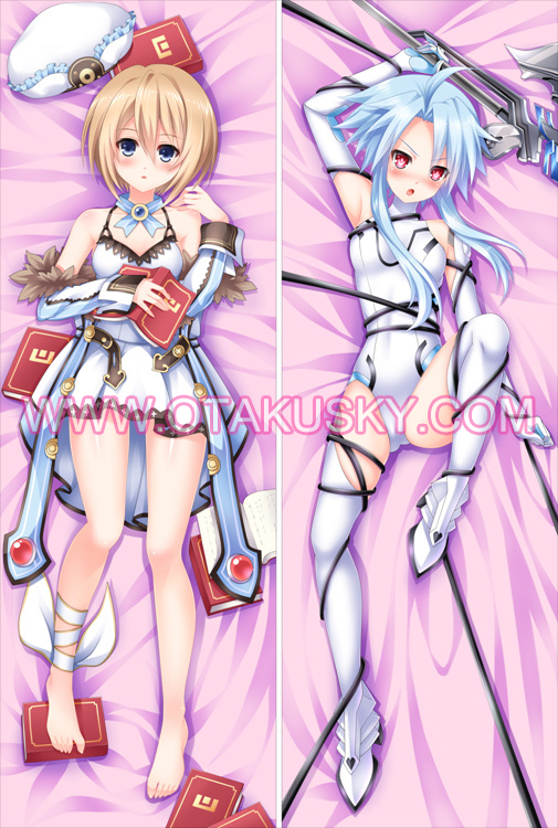 Hyperdimension Neptunia Blanc White Heart Body Pillow Case 02 Hyperdimension Neptunia Blanc White Heart Body Pillow Case 02