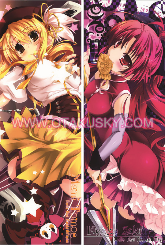 Puella Magi Madoka Magica Kyoko Sakura Body Pillow Case 01