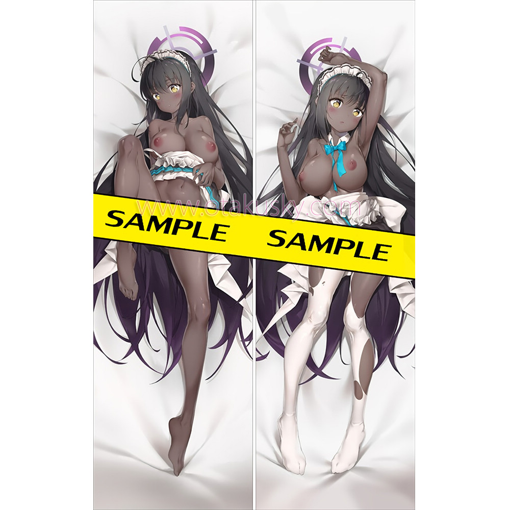 Blue Archive Dakimakura Kakudate Karin Body Pillow Case 05