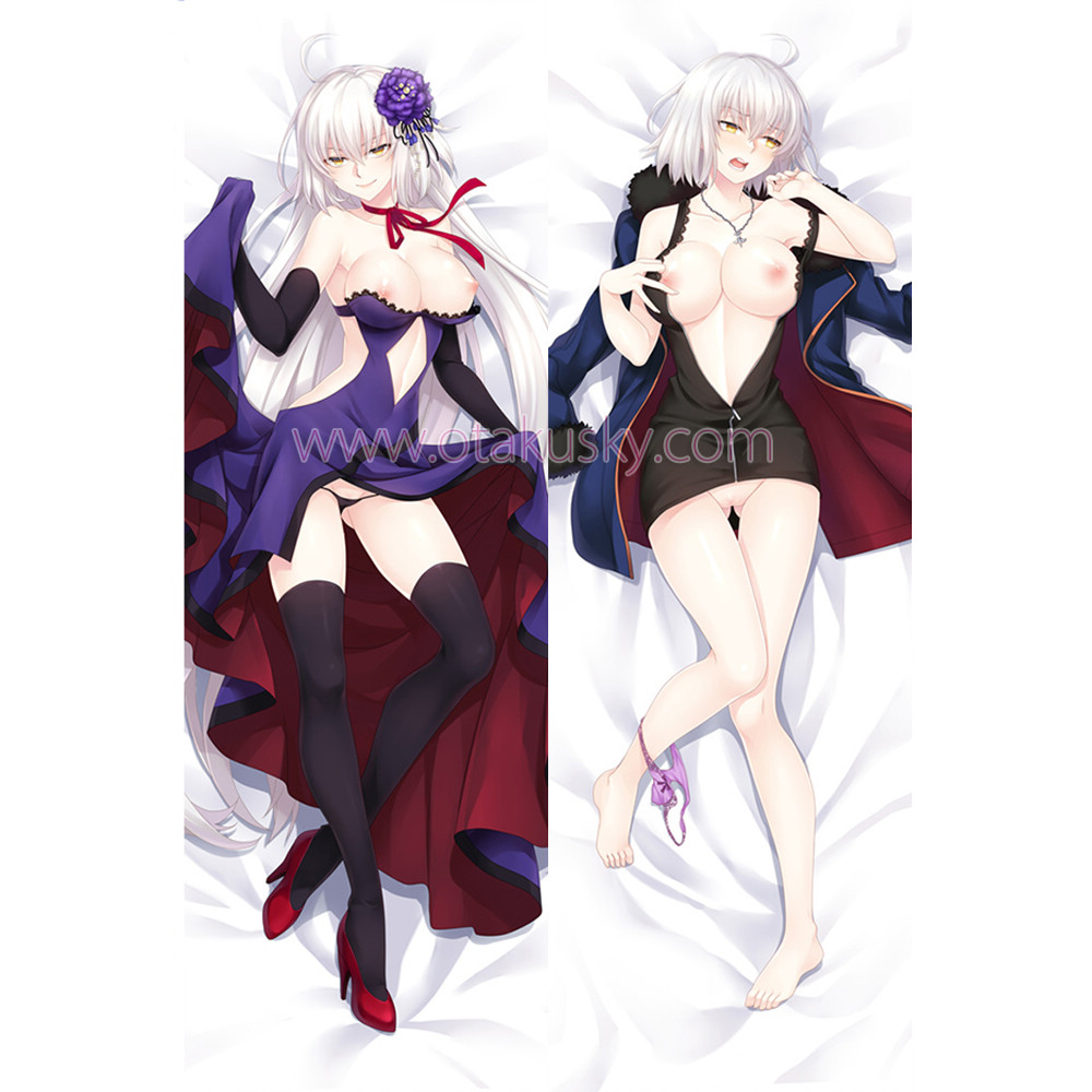 Fate/Grand Order Dakimakura Black Jeanne d'Arc Body Pillow Case 02