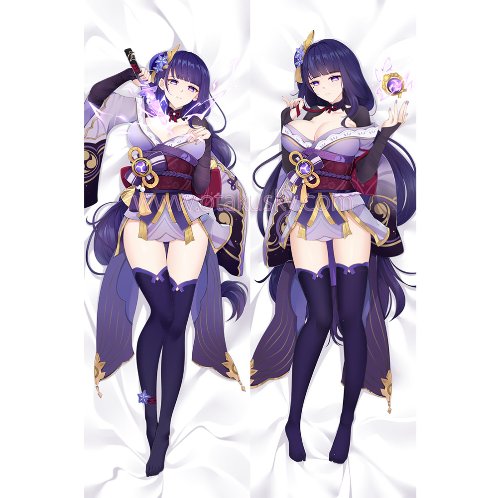 Genshin Impact Dakimakura Baal Raiden Shogun Body Pillow Case