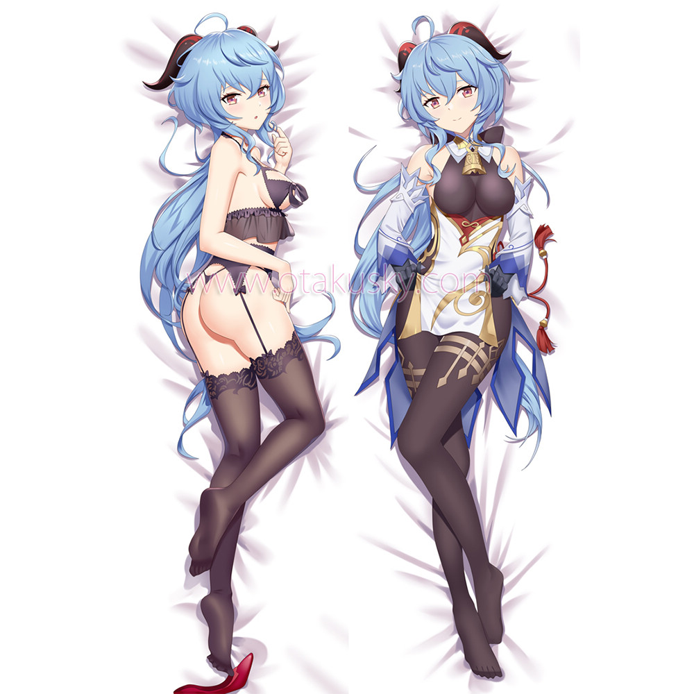 Genshin Impact Dakimakura Ganyu Body Pillow Case 08