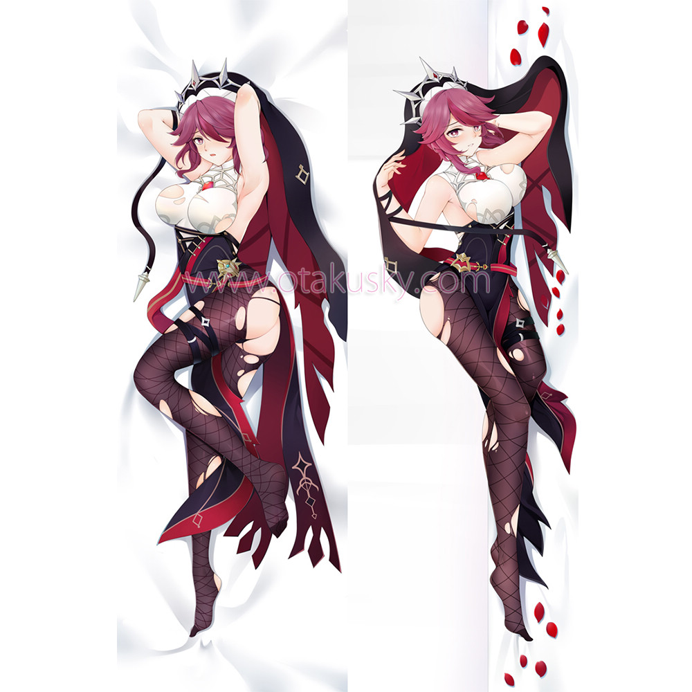 Genshin Impact Dakimakura Rosaria Body Pillow Case 02