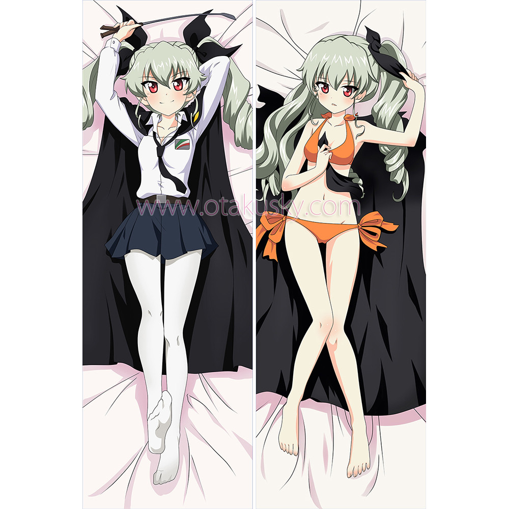 Girls und Panzer Dakimakura Anchovy Anchobi Body Pillow Case