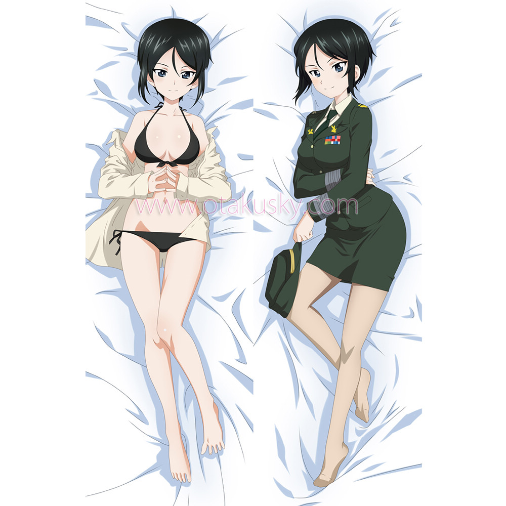 Girls und Panzer Dakimakura Rumi Body Pillow Case