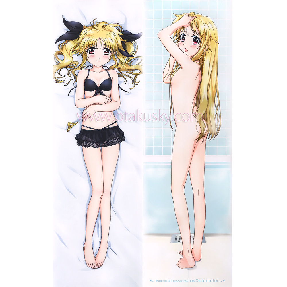 Magical Girl Lyrical Nanoha Dakimakura Fate Testarossa Body Pillow Case