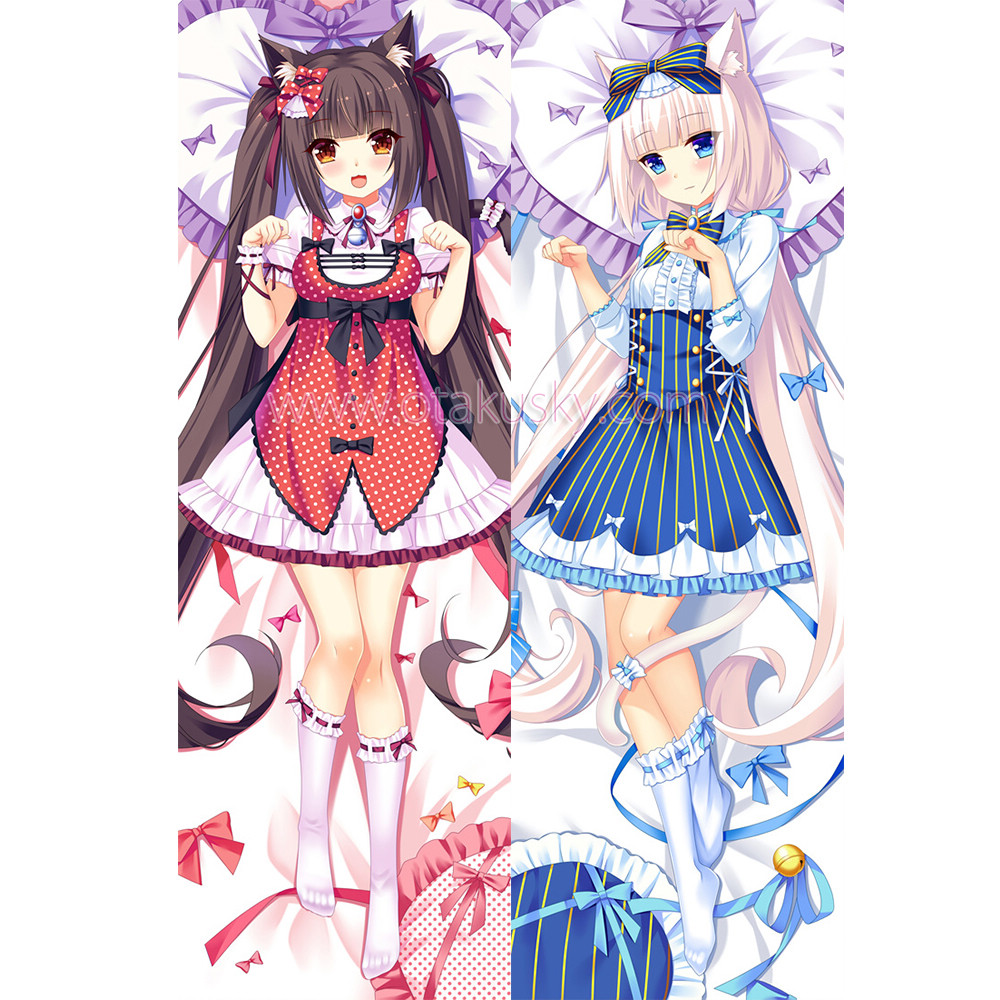 Nekopara Dakimakura Chocola Vanilla Body Pillow Case 07